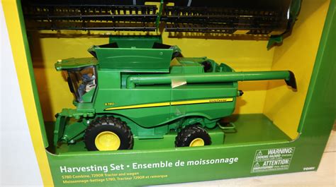 Ertl Britains 47358 John Deere Harvesting Set Usa Modell Neu In Ovp