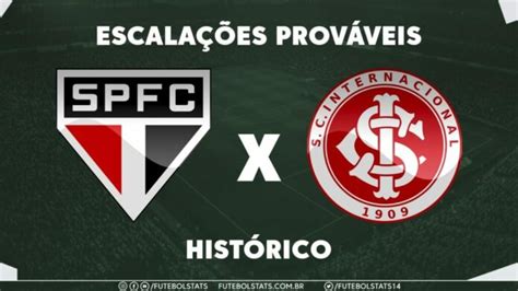 Classificações De São Paulo Futebol Clube X Internacional - Escalações e histórico de São Paulo x Internacional - Campeonato ...