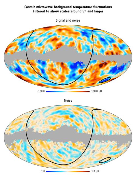 Esa The Cmb Temperature On Large Angular Scales