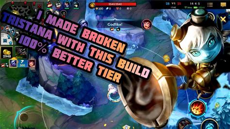 Wild Rift Best Build For Broken Tristana Better Then Same Tier