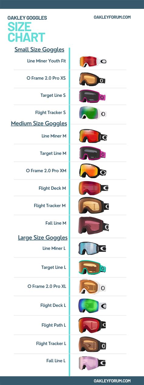 Oakley Goggles Size Guide 2024 Full Dimensions Included