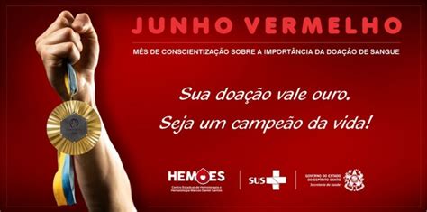 Junho Vermelho A Es De Mobiliza O Pelo Dia Mundial Do Doador De