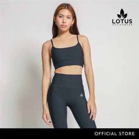 Lotus Activewear Blair Premium Seamless Square Neck Sports Bra Lazada Ph