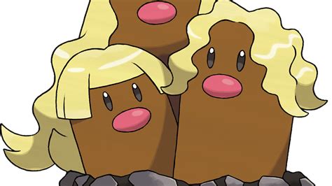 Dugtrio Pokemon Image Artwork Visual Free Png