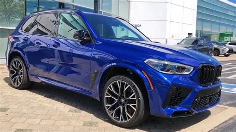 2022 BMW X5M Competition Marina Bay Blue Metallic YouTube