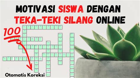 Cara Mudah Membuat Teka Teki Silang Online Otomatis Di Koreksi Secara