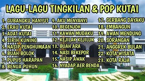 Lagu Lagu Daerah Kutai Kalimantan Timur Musik Tingkilan Dan POP