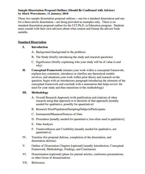 Contoh Outline Proposal