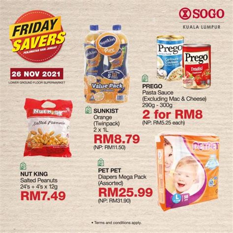 Nov Sogo Supermarket Friday Savers Promotion Everydayonsales