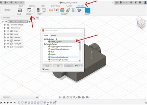 How To Create Robot URDF Using Fusion 360 CAD To URDF