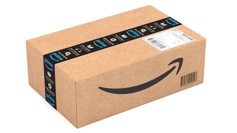 Cardboard Box Amazon D Model Turbosquid