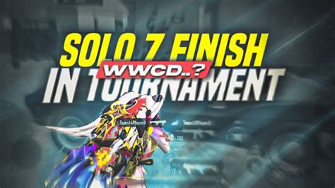 Solo 7 Finishes In Tournament🔥 Solo Domination ⚡️ Wwcd Missed🍗 Ii