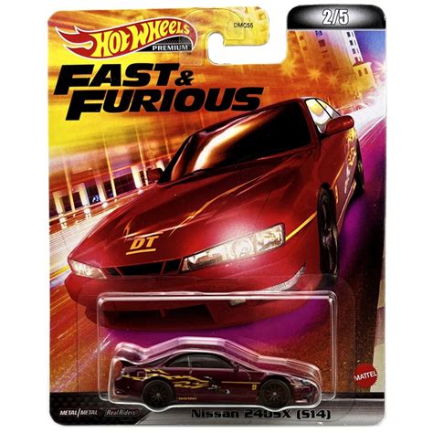 Hot Wheels Rodas Quentes Estojo L Rápido E Furioso Nissan SX S Faz a Boa