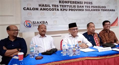 Berikut 20 Nama Calon Komisioner Kpu Provinsi Sultra Yang Lolos Tes Cat