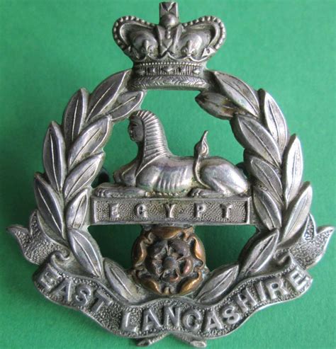 Victorian East Lancashire Regiment Cap Badge