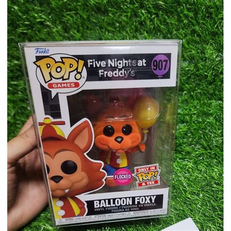 Five Nights At Freddy S Balloon Foxy Flocked Funko Pop Shopee