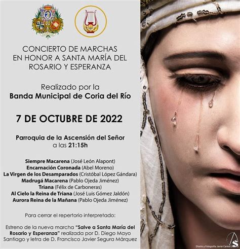 Hoy Concierto De Marchas Procesionales En La Asociación Consuelo Y