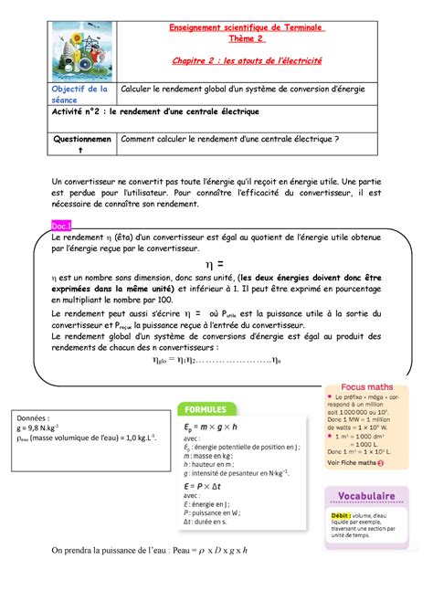 AC2 1 docx 2022 activité enseignement scientifique physique sur les