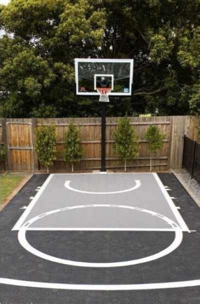 Diy Backyard Basketball Court No Concrete Diy Water Heater