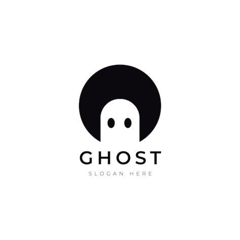 Premium Vector Cute Ghost Logo Design Graphic Vector