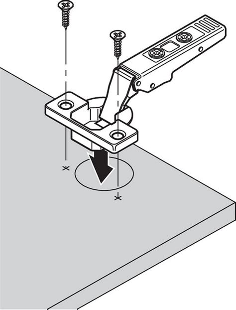 Blum 75t4300 94 Degree Clip Top Glass Door Hinge Self Close Inset