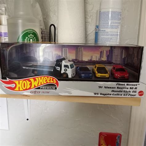 Hot Wheels Premium Set Jdm Tuner Diorama Fleet Street Nissan Honda Toyota Picclick Uk