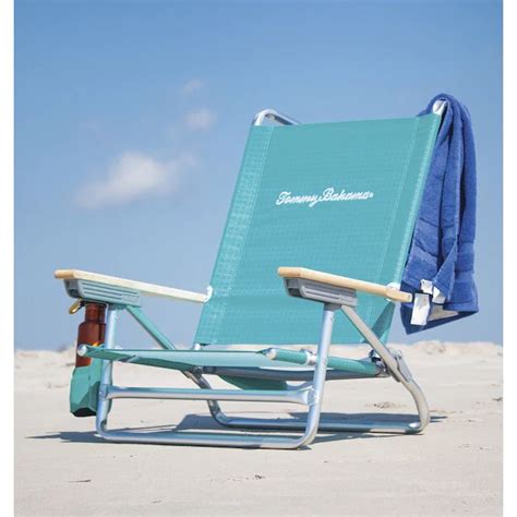 Tommy Bahama 5 Position Lay Flat Folding Beach Chair In The Beach