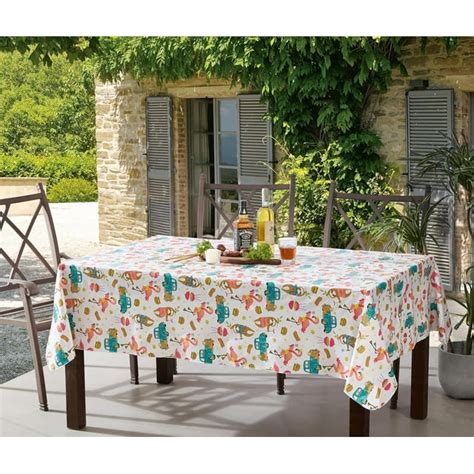 Newbridge What’s Cookin 60 X 84 Inch Rectangle Vinyl Flannel Backed Dining Party Tablecloth