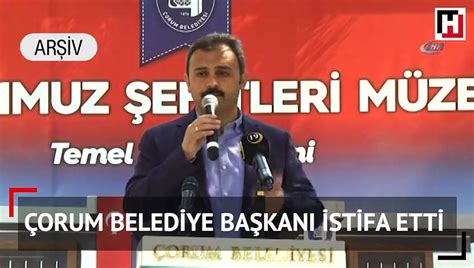 Çorum Belediye Başkanı Muzaffer Külcü istifa etti Dailymotion Video