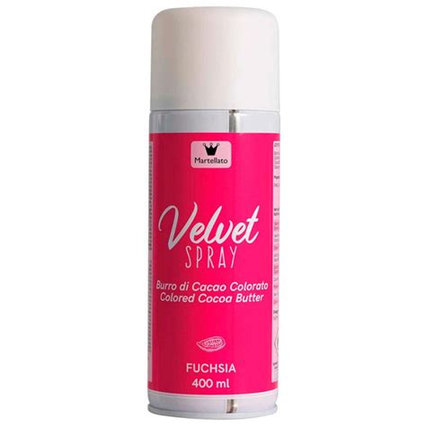 SPRAY VELVET Colorant Alimentar Fucsia Fara E171 400 Ml