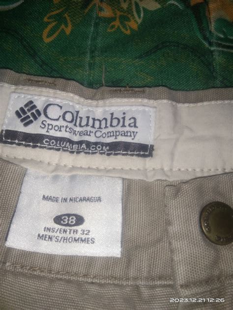 FS COLUMBIA PANTS, Men's Fashion, Activewear on Carousell