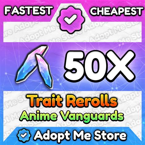 Anime Vanguards Trait Reroll Anime Vanguards Game Items Gameflip