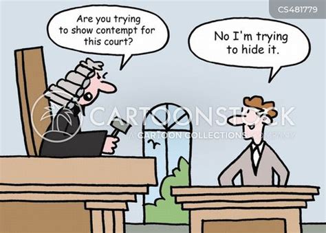 Contempt Of Court Cartoons And Comics Funny Pictures From Cartoonstock