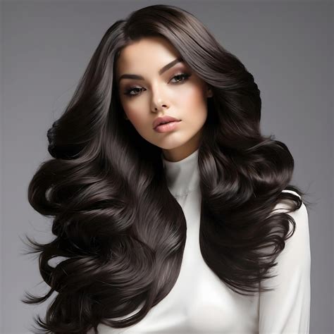 Premium AI Image | Sleek Silky Hair