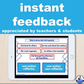 French Pass Compos R Fl Chis Reflexive Verbs Past Tense Boom Cards