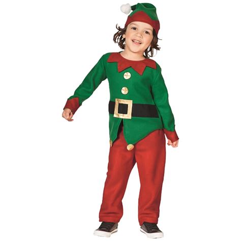 Red & Green Elf Boy's Costume with Santa Hat | Michaels