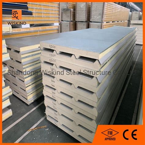 Ce Fm And Sgs Approval Cold Storage Sandwich Panel For Wall Roof And