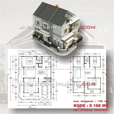 Desain Rumah Posisi Pojok Minimalis 2 Lantai Di Bekasi Jasa Desain Rumahjasa Desain Rumah