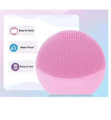 Pink Silicon Forever Electric Facial Massage Cleanser For Personal At