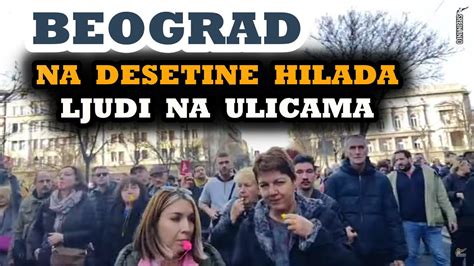 U Ivo Proglas Na Desetine Hiljada Ljudi Zbog Vu I A Na Ulicama Youtube