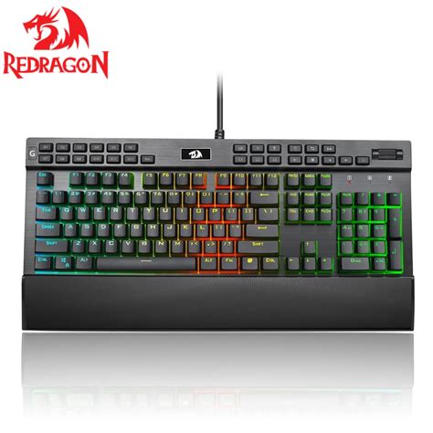 Redragon USB Mechaniczna Klawiatura Do Gier Ergonomiczne 131 Klucze