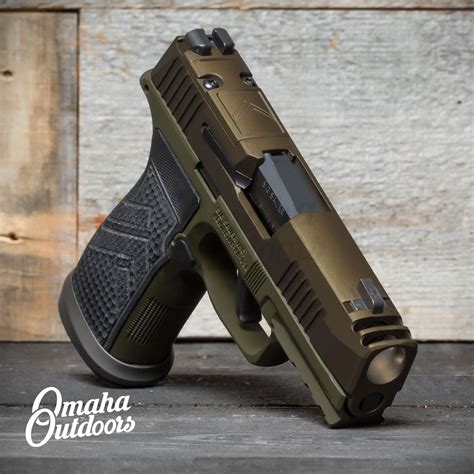 SIG P365 AXG Legion OD Green Spartan Bronze Omaha Outdoors