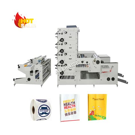 Automatic Color Custom Advertising Logo Labels Printing Machine