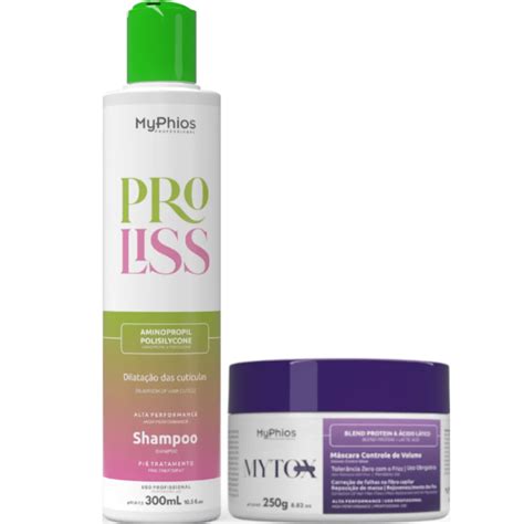 Myphios Redutor De Volume Mytox Blond G Shampoo Pr Tratamento