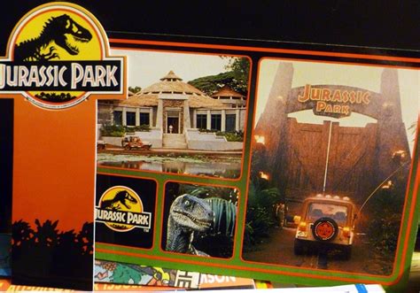 Official Jurassic Park Bookmark And Postcard Jurassic Park Jurassic Park