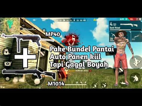 Pake Bundel Pantai Auto Panen Kiil Mode Solo VS Duo Pake Senjata MP40