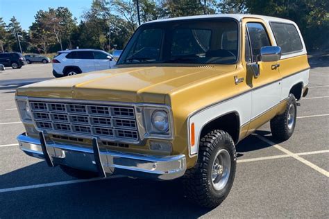 No Reserve 1976 Chevrolet K5 Blazer 4x4 4 Speed For Sale On Bat