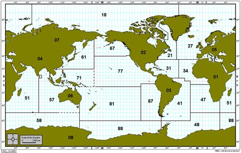 Fao Fisheries Department Fishing Maps