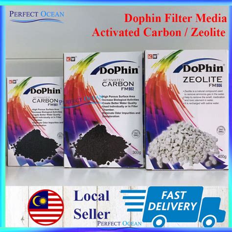 Dophin Filter Media Zeolite G Activated Carbon G Gwith Mesh