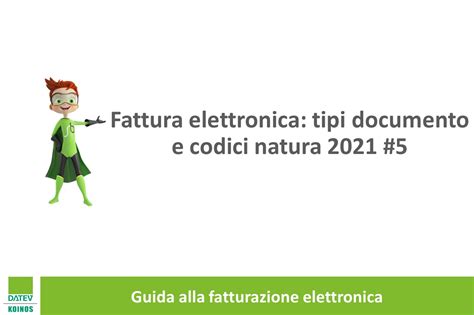 Fattura Elettronica Tipi Documento E Codici Natura 2021 Dk Post